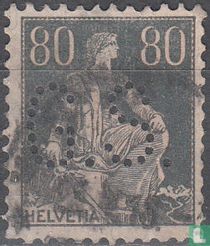 Helvétie assise
