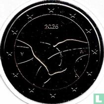 Finlande 2 euro 2025 "100 ans Finlande-Suède Athletics International" acheter