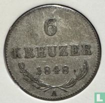 Austria 6 kreuzer 1848 (A)