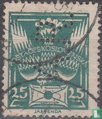 Colombe avec lettre