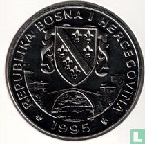Bosnia and Herzegovina 500 dinara 1995 (type 1) "European Youth Olympics