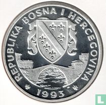 Bosnia and Herzegovina 750 dinara 1993 (PROOF - type 1) "1994 Winter Olympics in Lillehammer"