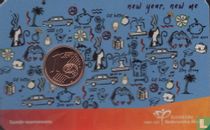 Pays-Bas 1 cent 2026 (coincard) "Nouvelle année, nouveau moi"