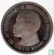 Botswana 5 pula 1976 (PROOF) "10de verjaardag van de onafhankelijkheid"