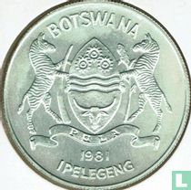 Botswana 5 pula 1981 "International Year of Disabled People"