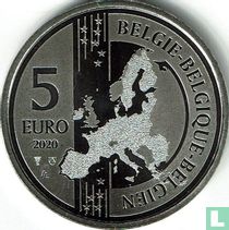 Belgien 5 Euro 2020 (ungefärbte) "75 Jahre Suske und Wiske"