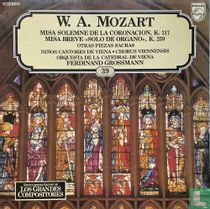 Mozart: Misa solemna nº. 14 en Do Mayor, K. 317 “De la Coronación”/ Misa breve nº. 11 en Do Mayor, K. 259 (Sólo organo)/ Misericordias Domini, K. 222/ Ave Verum corpus, K. 618
