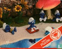 Badefreuden der Schlümpfe