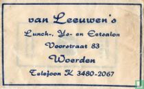 Van Leeuwen's Lunch IJs en Eetsalon