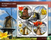 Moulins et tulipes