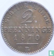 Preußen 2 Pfenninge 1870 (B)