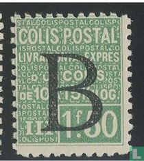 Pakketpost, met opdruk B