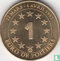 Frankrijk 1 euro 1997 de Poitiers