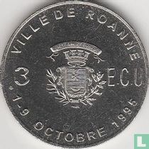 Frankrijk 3 ECU 1995 de Roanne