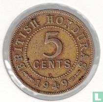 Brits-Honduras 5 cent 1949