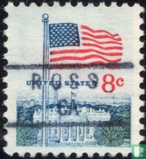 Flag and White House