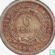 Britisch Westafrika 6 Pence 1946