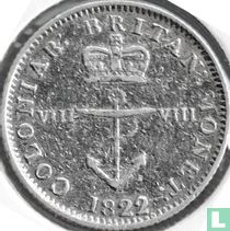Brits West-Indië 1/8 dollar 1822