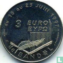 Frankrijk 3 euro 1997 de Bandol - Verjaardagen van jumelage