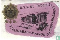 R.S.S. De Tadjikie Stalinabad Maison du Gouvernement