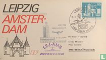Bijzondere Interflug vlucht Leipzig - Amsterdam 1975