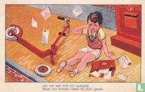 Kinderkaart jongen - step - brieventas - brieven