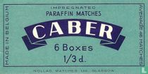 Paraffin matches Caber 6 Boxes