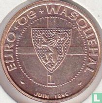 Frankrijk 1 euro 1996 de Wasquehal - 900 jaar stad