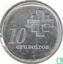 Brazilië 10 cruzeiro 1975 "10 jaar centrale bank"