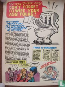 R. Crumb Don't forget to wipe your ass folks !
