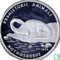Cambodia 20 riels 1994 (PROOF) "Nothosaurus"