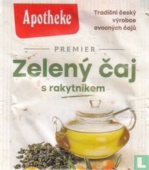 Zelený caj s rakytníkem