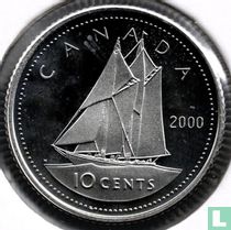 Kanada 10 Cent 2000 (PP - Silber)