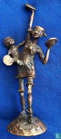 Clown with a child