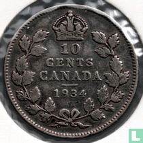 Kanada 10 Cent 1934