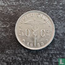 België 50 centimes 1933 (NLD) kopen