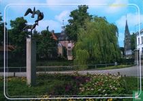 Oosterhout, Stadspark met zicht op achterzijde Heuvel