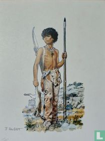 Young man with a lance