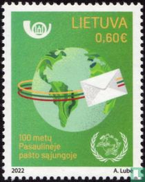 100 years as a member of the UPU