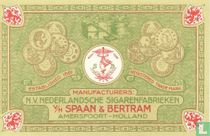 Manufacturers N.V. Nederlandsche Sigarenfabriek v/h Spaan & Bertram Amersfoort - Holland 