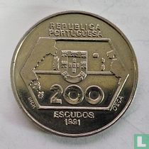 Portugal 200 escudos 1991 (koper-nikkel) "Westward navigation" kopen