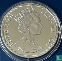 Insel Man 1 Crown 1994 (PP) "25th Anniversary of First Concorde Flight"