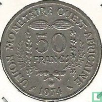 États d'Afrique de l'Ouest 50 francs 1974 "FAO"