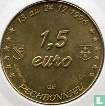 Frankrijk 1½ euro 1996 de Pechbonnieu