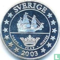 Zweden 1 cent 2003 (zilver)
