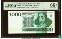 Netherlands 1000 Guilders 1972 Baruch Spinoza PMG 66 EPQ