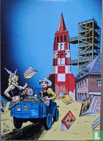 Persiflage van stripfiguren