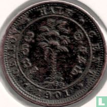 Ceylon ½ cent 1901