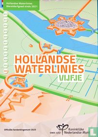 Netherlands 5 euro 2025 (PROOF - folder) "Dutch Waterlines" for sale