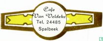 Cafe Van Veldeke Tel. 24485 Spalbeek